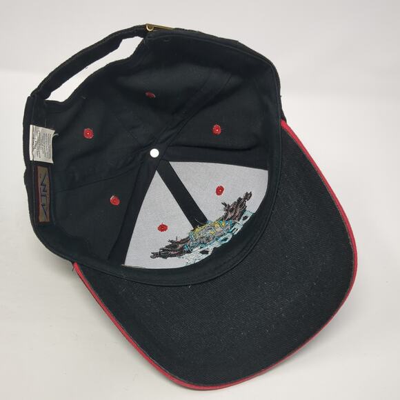 Deck X Transportation Slideback Baseball Cap Black One Size AJM International - Picture 7 of 9